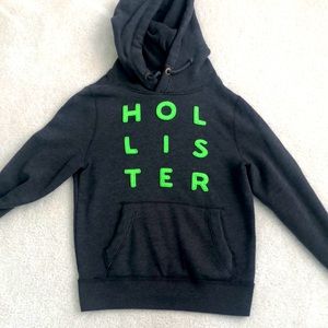 Hollister Hoodie Green and Gray Size Men’s Small